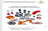 SPARE PARTS FOR CONSTRUCTION MACHINERY ... accessories, spare parts for construction machineries All manufacturers names, symbols and descriptions used in this catalogue are used for