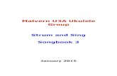 Malvern U3A Ukulele Group Strum and Sing Songbook 3malvernu3a.org.uk/ukulele/wp-content/uploads/2015/12/...Malvern U3A Ukulele Group Strum and Sing Songbook 3 January 2015 GUESS THINGS