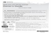 TANKLESS GAS WATER HEATER Owner’s Guide - · PDF fileTANKLESS GAS WATER HEATER Owner’s Guide ... service agency or the gas ... mail the detachable portion to Noritz America Corporation.