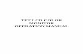 TFT LCD COLOR MONITOR OPERATION MANUAL -  · PDF fileDEAR CUSTOMERS Thanks you for purchasing 8”TFT COLOR MONITOR ，We hope that you will have the enjoyment of your new mini