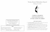 Trinity United Methodist Church Bulletin.pdf · Song “When Morning Gilds the Skies” #185 ... The Study of Mark - Rm 202 ... The UMW Blue Water District Spiritual Growth Retreat