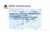 BND TS CATIA Manikin Kinematic - CAD.deww3.cad.de/.../BNDTSCATIAManikin_Kinematic.pdf · BND TechSource The following licenses are required to manipulate 3D Ergonomic Manikins with