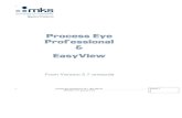 Process Eye Professional EasyViewmmrc.caltech.edu/Kratos XPS/MKS RGA/Process Eye Pro V5.7 User... · Process Eye Professional & EasyView From Version 5.7 onwards Process Eye Professional