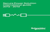 Secure Power Solution international guide 2012 - 2013 Power Solut… ·  · 2017-06-01Why use a Secure Power Solution? ... a worldwide project capability, ... GUTOR Inverter WxW