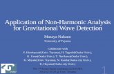 Gravitational wave detection using Non-Harmonic · PDF fileApplication of Non-Harmonic Analysis for Gravitational Wave Detection ... Summing by scale ... Source spectrum and noise