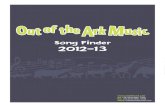 Song Finder 2012-13 - Out of the Ark · PDF fileSong Finder 2012-13 tel: +44 (0) ... It’s Time To Fly It’s Time To Fly ... I Don’t Believe In Santa Claus A Cracking Christmas