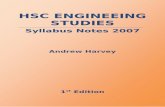 HSC ENGINEEING STUDIES - tianjara.net Engineering Notes.pdf · Corrosion is most likely to occur in materials that are subjected to water. Salt in the air or water will increase the