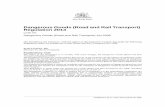 Dangerous Goods (Road and Rail Transport) Regulation · PDF filePage 3 Dangerous Goods (Road and Rail Transport) Regulation 2014 [NSW] Contents Page Published LW 27 June 2014 (2014
