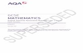 MATHEMATICS - Home page - AQA All About Maths · PDF fileMARK SCHEME – GCSE MATHEMATICS – ORIGINAL SPECIMEN PAPER – PAPER 1 HIGHER Version 3.0 Page 3 Examiners should consistently