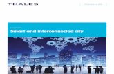 SMART CITY Smart and interconnected city - Thales Group · PDF fileFree-flow road tolling system with automated license plate recognition and toll collection to improve traffic flows