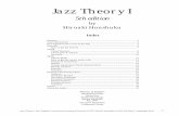 Theory I 97 - TheMusicJamBoxthemusicjambox.com/files/library/MusicJazzTheory.pdfJazz Theory I, New England Conservatory Extension Division, ©1997 Hiroaki Honshuku (A-NO-NE Music,