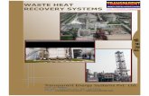 WASTE HEAT RECOVERY SYSTEMS - 2.imimg.com · PDF fileWASTE HEAT RECOVERY SYSTEMS ... Water tube, co-flow (concurrent flue-gas flows) ... Main WHRB + Economizer Flue gas outlet temp.