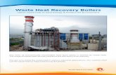 Waste Heat Recovery Boilers - Mahathi Inframahathiinfra.com/images/Waste-Heat-Recovery-Systems.pdf · Review and Assess Process Flow ... WHRB Designing the WHRB Fabrication, Erection