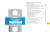 Telcom Protection Products - Cooper · PDF fileTelcom Protection Products ... for replacement of existing dc telecom circuit breakers • AmpColor ID™ System makes fuse replacement