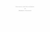 Ancestors and Descendants of Matthew Thornton Thornton.pdf · 4 Descendants of Matthew Thornton Cont. p. 3 Thornton Sherburne Hardy 1876 - 1937 Ruth Stacker - 1968 Blaise Courtenay