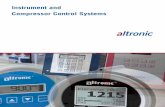 Instrument and Compressor Control  · PDF fileAltronic Instrumentation and Compressor Control Products ... pumps, this assures access ... 2-digit fault code for that point and gen