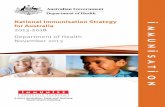 National Immunisation Strategy for Australia 2013-2018 ... · PDF fileNational Immunisation Strategy 4 National Immunisation Strategy for Australia 2013-2018 ISBN: 978-1-74186-092-4