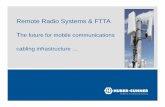 Remote Radio Systems & FTTA The future for mobile ... FttA compressed.pdf · 900 MHz 1800 MHz 2100 MHz 4G/LTE 800 MHz 2600MHz ... 3 x 3 Ericsson AIR Antennas - ... only one cable