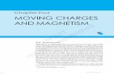 Chapter Four MOVING CHARGES AND MAGNETISMncert.nic.in/NCERTS/l/leph104.pdf · magnetic field in the surrounding space. ... In our discussions in this chapter , we ... Moving Charges
