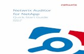 Netwrix Auditor for NetApp Quick-Start Guide · PDF fileEnterprisediagramprovidesahigh-leveloverviewofactivitytrendsbydate,user,server,objecttypeor ... Netwrix Auditor for NetApp Quick-Start