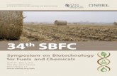 34 SBFC - Society for Industrial Microbiology and ... · PDF filecontributions to the field of biotechnology for fuels and chemicals. ... Gevo, Englewood, CO ... recently released