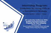 Internship Program - HR Leadership Conferencehrleadershipconference.com/.../uploads/2016/02/InternshipProgram.pdf · internship program: ... interview & pre selection process for