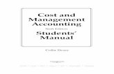 Cost and Management Accounting - gimmenotesgimmenotes.co.za/.../MAC3701-cost_and_management_acc_accounti… · Contents Part 1: Questions 1 An introduction to cost terms and concepts