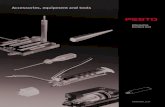 Accessories, equipment and tools - Festo 7Hilfsmittel_d_en 3 / 37 Foreword This information brochure describes the accessories, equipment and tools required to assemble, maintain and