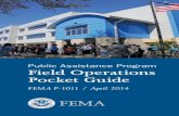 Public Assistance Program Field Operations Pocket Guide · PDF fileIntroduction. T. his Public Assistance (PA) Program . Field Operations Pocket Guide (Guide) provides direction on