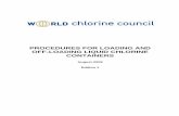 PROCEDURES FOR LOADING AND OFF-LOADING LIQUID CHLORINE ... · PDF fileProcedures For Loading and Off-loading Liquid Chlorine Containers Edition 1 2 Page of 39 Although chlorine is