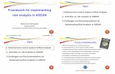 1 Topic Framework for implementing risk analysis in ASEANilsisea-region.org/wp-content/uploads/sites/21/2017/09/Mr.-Wanchai... · Framework for implementing risk analysis in ASEAN