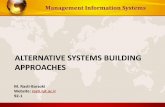 ALTERNATIVE SYSTEMS BUILDING APPROACHES - …rasti.iut.ac.ir/.../mis...alternative_systems_building_approaches.pdf · –Phased approach divides development into formal stages ...