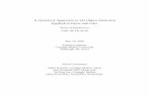 A Statistical Approach to 3D Object Detection Applied to ... · PDF fileA Statistical Approach to 3D Object Detection Applied to Faces ... Each decision rule uses the statistics of