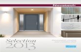 2013 Selection your entrance door Passionately creatingcobradoors.com/NOVATECH-2013.pdf · 2013Selection your entrance door. DESIGN ... The soft appearance of sandblasted glass ...