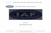 IAF Mandatory Document for the Application of ISO · PDF fileMANDATORY DOCUMENT FOR THE APPLICATION OF ISO 14065:2013 0 INTRODUCTION 0.1. ISO 14065:2013 is an International Standard,