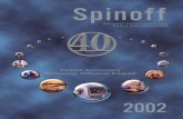 Spinoff year, NASA’s Spinoff publication show-cases new products and services resulting from commercial partnerships between NASA and private industry. In the 2002 issue, the NASA