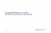 Compliance and enforcement policy - The Pensions · PDF file2.3 Oversight of strategic risks 8 ... mistakes, commit minor ... Compliance and enforcement policy for employers subject