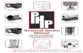 Technical Service Manual - PHP Distributionassets.phpdistribution.com/other/techcatalog/PHP_TechManual_2009.pdfPHP ships through UPS. Our warehouse is located in Valparaiso, Indiana.