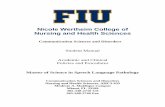 Nicole Wertheim College of Nursing and Health …cnhs.fiu.edu/csd/_assets/documents/policies_procedures.pdfNicole Wertheim College of Nursing and Health Sciences ... increasing number