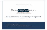 DREXEL UNIVERSITY & UNIVERSITY OF · PDF fileDREXEL UNIVERSITY & UNIVERSITY OF PITTSBURGH Clearfield County Report Clearfield, PA ... Clearfield-Jefferson MH/MR Program Housing Options
