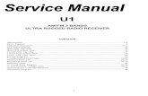 Sangean U1 Service Manual - Diagramas dediagramas.diagramasde.com/audio/Sangean u1-service… ·  · 2012-05-01AM/FM 2 BANDS ULTRA RUGGED RADIO RECEIVER ... Lowest Batt. Volt. 60db