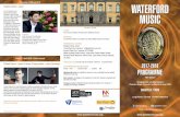 Finghin Collins - piano MUSICwaterford-music.org/Images/Waterford Music Brochure 2017...Field: Nocturne No.5 in B flat major Field: Nocturne No. 10 in E minor Ros Tapestry Suite: Selection