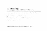Practical Inorganic Chemistry - Home - Springer978-94-017-2744...practical inorganic chemistry. Moreover, there is a tendency for many students to draw an unfortunate distinction between