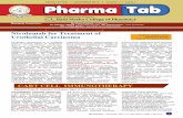 NEwS LETTEr DECEMBER Pharma Tabclbaidmethacollege.com/tab7.pdf · Bharathi Priya.K, Shailaja .K, Magimai Upagara Valan .L Urothelial carcinoma is a common ... 1.WHO Information;vol.26,
