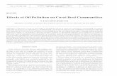 Effects of Oil Pollution on Coral Reef · PDF fileEffects of Oil Pollution on Coral Reef Communities ... The review focusses on crude-oil effects on scleractinian ... continue to appear