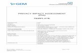 PRIVACY IMPACT ASSESSMENT (PIA) · PDF filePIA Template – Version 2.0 Page 1 of 21 Author: GEMCSU Information Governance September 2014 PRIVACY IMPACT ASSESSMENT (PIA) TEMPLATE Reference