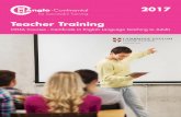 Teacher Training Prospectus 2017 6380 course · PDF file1230 - 1315 Session 1 Teaching English as a Foreign Language 1315 - 1400 Have lunch with the students 1400 ... planning and