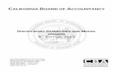 CALIFORNIA BOARD OF ACCOUNTANCY reasonable costs of investigation and prosecution (BPC section 5107). This statute does not preclude the CBA from seeking recovery of …