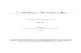 Oil and Natural Gas Sector Leaks - · PDF fileOIL AND NATURAL GAS SECTOR LEAKS ... 1.0 INTRODUCTION The oil and natural gas exploration and production industry ... Oil and natural