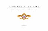 Rank Ceremonies - USSSP: · PDF file2 SCOUT CEREMONIES Scout Ceremony #1 (Could we please have the new Scouts up front). You have now left the Rank of Webelos scout and have learned